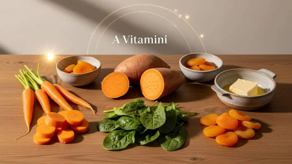 A Vitamini Nedir? Faydaları, Kaynakları ve Sağlık Etkileri