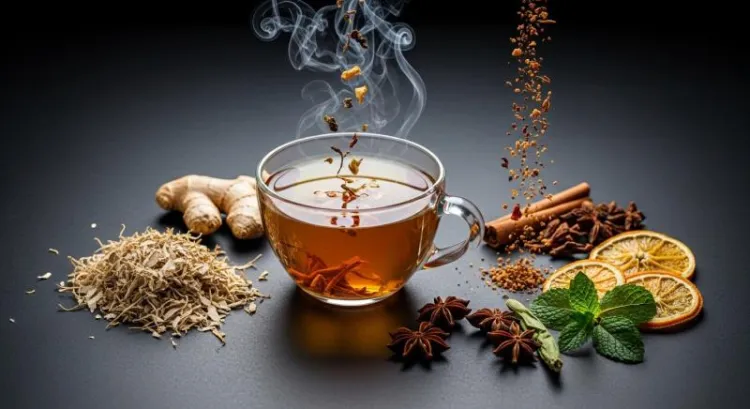 aclik otu aromatik karisim sahnesi