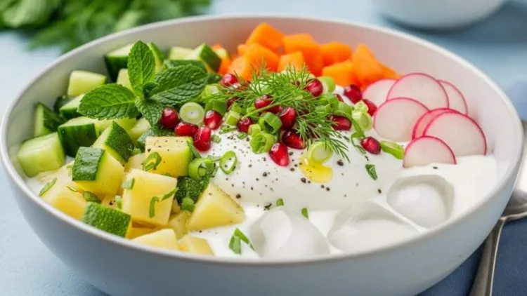 ayran asi renkli yaz ferah kase
