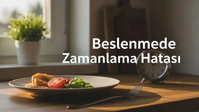 Beslenmede Zamanlama Hatası: Sağlık, Cilt ve Enerji Yönetimi