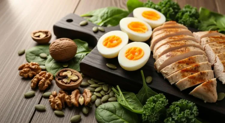 bitkisel ve protein dengesi ile cilt destegi