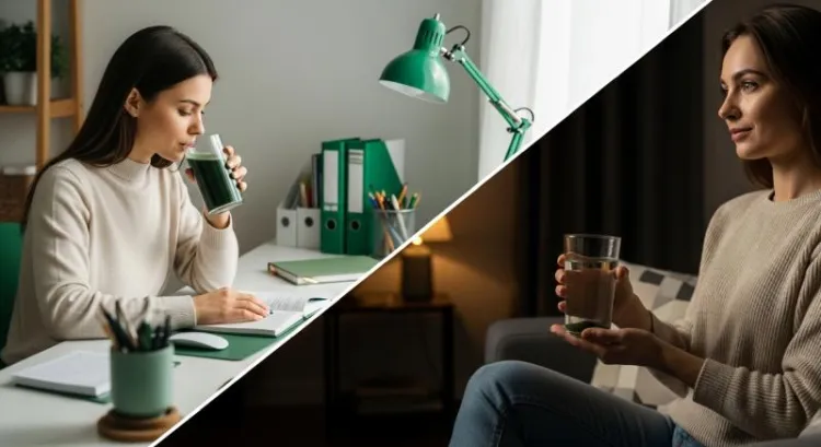 chlorella spirulina gunluk kullanim senaryosu