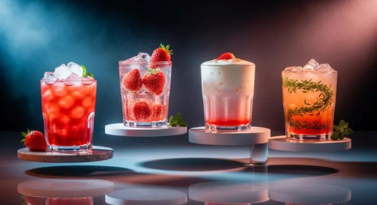 cilekli limonata cesitli doku deneyimi