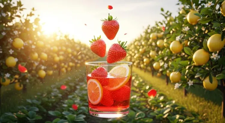 cilekli limonata mevsim tazelik efekti
