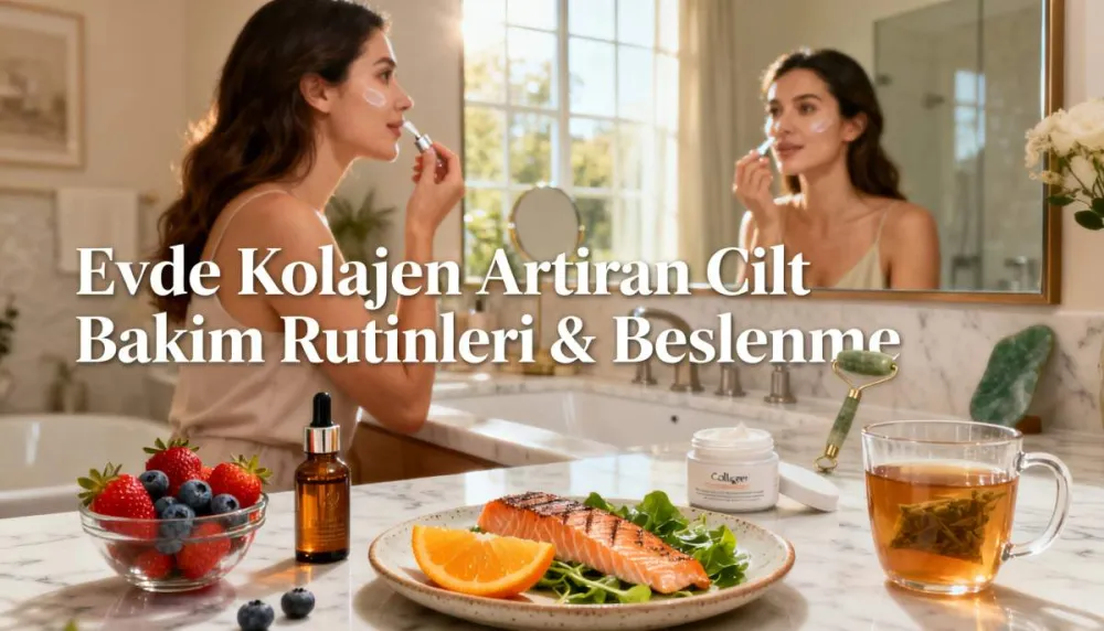 Evde Kolajen Artıran Cilt Bakım Rutinleri & Beslenme