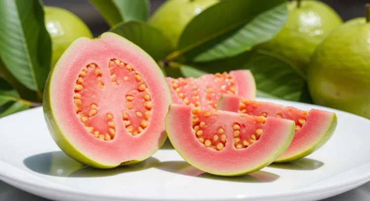 guava pembe ic dilim tropik