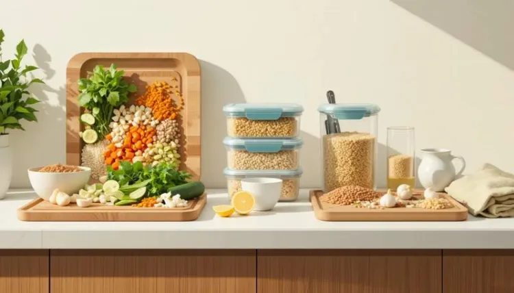 haftalik mealprep duzenli mutfak akisi pratik panel