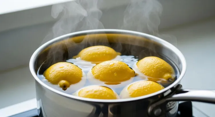 haslanmis limon kaynar su kap