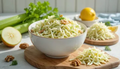 Elmalı Kereviz Salatası Nasıl Yapılır? Sağlıklı