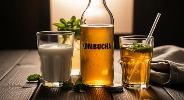 keto diyeti fermente icecekler kefir kombucha elma sirkesi gorseli