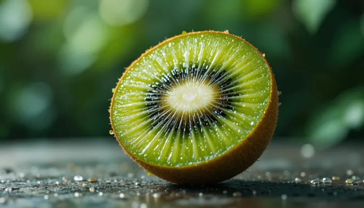 kivi dilim taze yesil detay