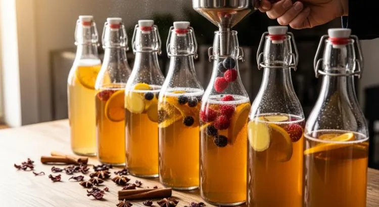 kombucha ikinci fermentasyon aroma ekleme