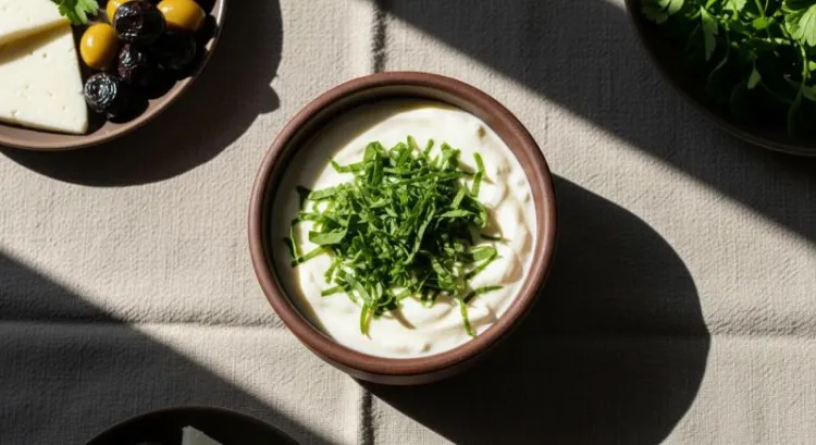 kuzukulagi yogurtlu meze geleneksel kahvalti