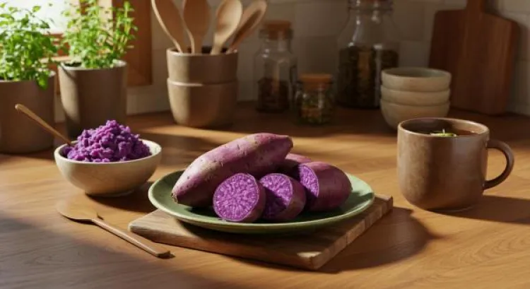 Okinawa diyeti mor tatlı patates