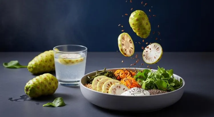 noni mikrobiyom dengeli kombinasyon sahnesi
