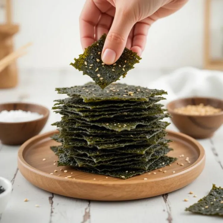 Nori yosunundan cips